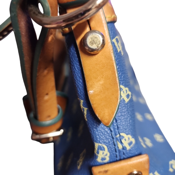 Dooney Burke Blue logo petite hand/shoulder bag - Picture 14 of 16